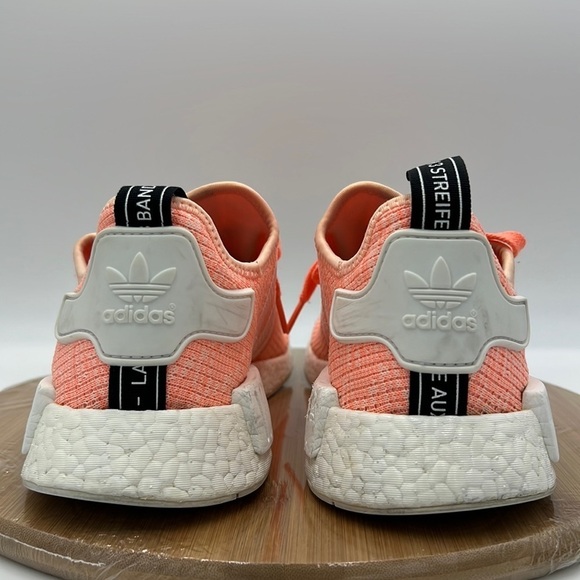Adidas Women’s NMD R1 Runner Sun Glo White Peach - Picture 6 of 12